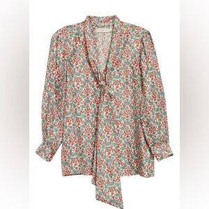 Tory Burch Legacy Paisley Silk Blouse
